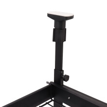 2 Tier Pull Out Cabinet Shelf Black