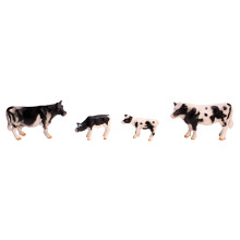 Collection détaillée de figurines d'animaux de-Vache laitière