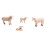 Handcrafts Resin Simulation Farm Animal Educational-Sheep 1