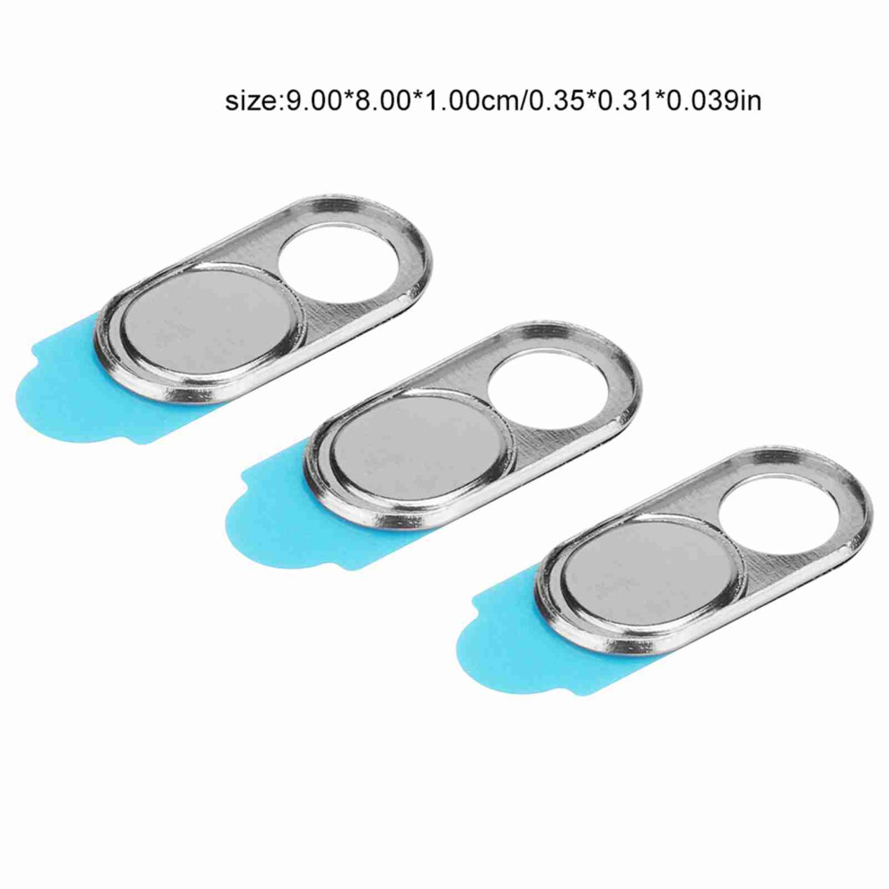 Privacy Webcam Covers 3 Pack Metal 7340572534439