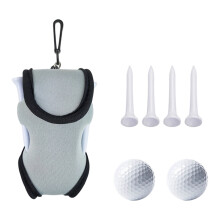 Praktische golfbalorganizer met zelfklevende opening,-Lichtgrijs