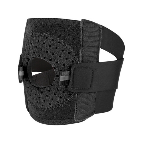 Knee Support Brace with Side Stabilizers Shock Absorption-Black
