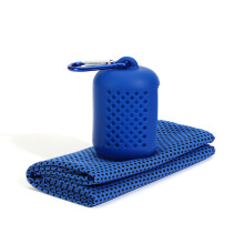 Outdoor-Reisen, schnell trocknendes Handtuch mit Silikonbox,-4