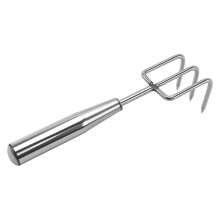 Sturdy Stainless Steel Hand Rakes Perfect For Potting Soil-3