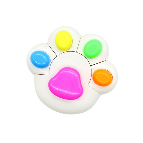 Animal Shape Fluorescent Highlighter Marker Pen-White