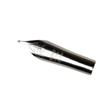 10Pcs Fountain Pen Nibs Replacement Metal-Bright tip silver0.5