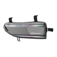 Geräumige Mountainbike-Lenkertasche aus reißfestem Stoff,-1