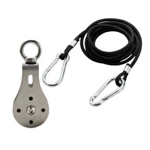 Heavy Duty Fitness Pulley Set with Nylon Rope For Indoor and