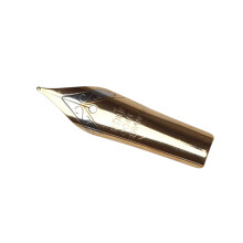 10Pcs Interchangeable Fountain Pen Tip-Bright tip gold 0.5