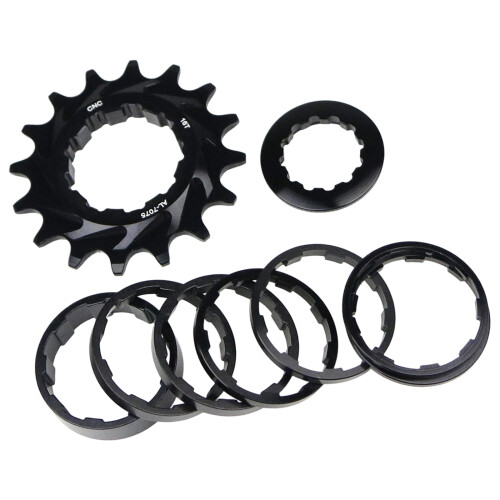 Professional 16T gear For Mountain Bikes Construction-Black