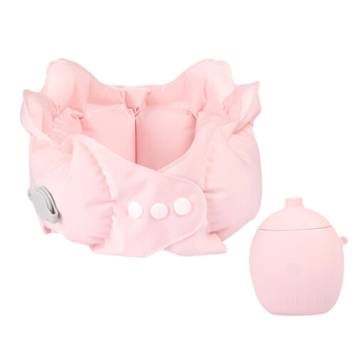 Individualized Inflatable Neck Relax Ventilated Cloth For-pink