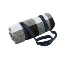 Small Outdoor Blanket With Leather Clasps Ideal For-S heibai