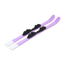 Doll House Skis Toy 1:12 Scale Dollhouses Miniature Snow-Purple