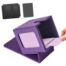 Adjustable Game Component Solution Having affixed Lid-Purple