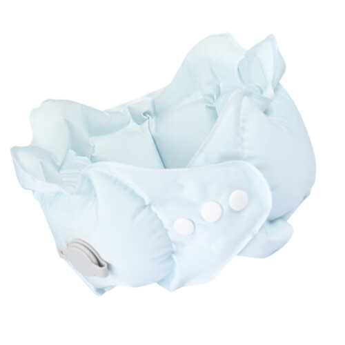 Easy To Carry Inflatable Head Support With Hygienic-light blue
