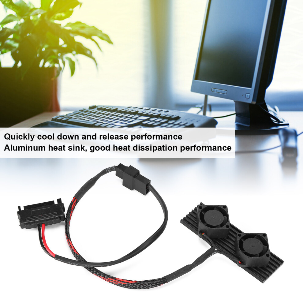 M.2 2280 Ssd Cooler 2 Fans Desktop 7340572477651