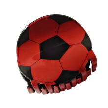 Acryl voetbal haarspelden voor dames Speelklaar Veilige-rood