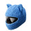 Lustige Katzen-Ohr-Helm-Staubschutz-elastische-Blau 1