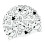 Comfortable Fit Silicone Swimming Cap With-Milky white b 1