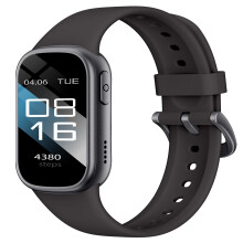 Multifunktions-Smartwatch mit Bluetooth-Anrufen, 1.47in quadratischem TFT, IP68, 150mAh, kompatibel mit Da Fit Black