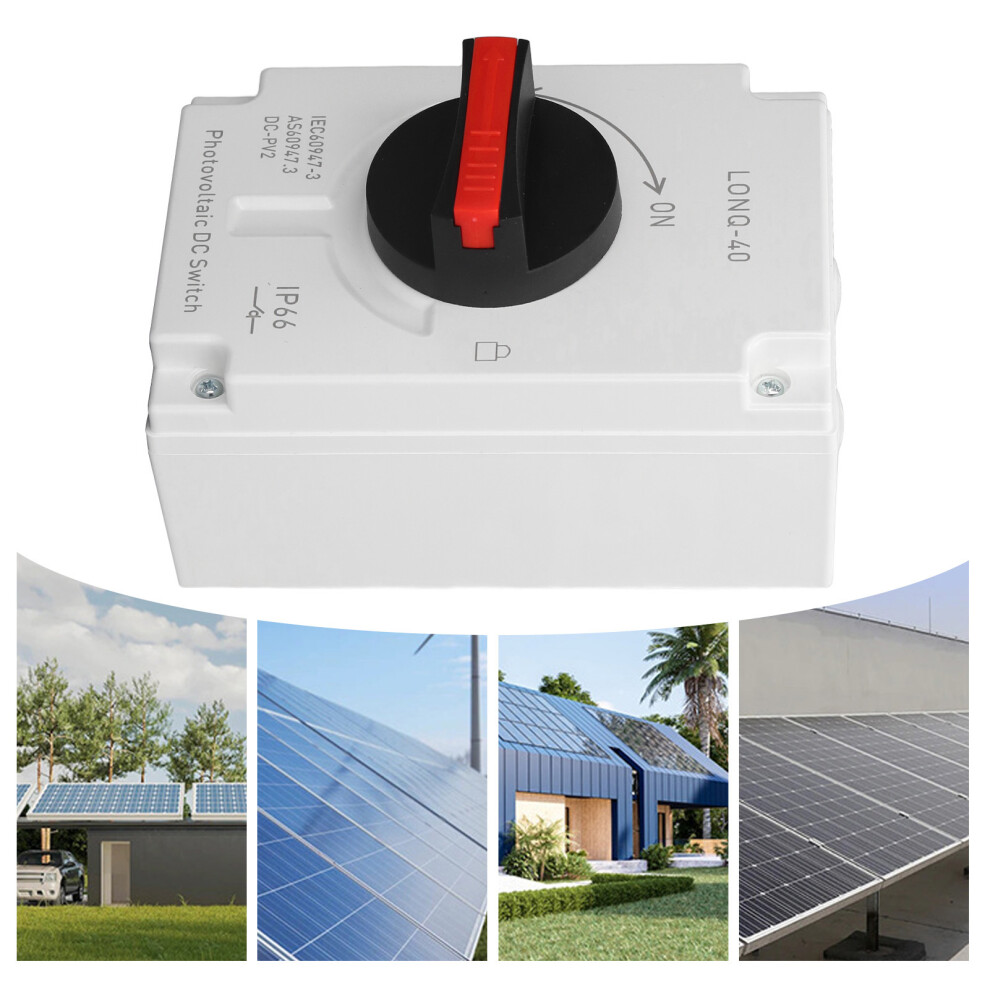 IP66 PV DC Solar Isolator Switch 32A 4P