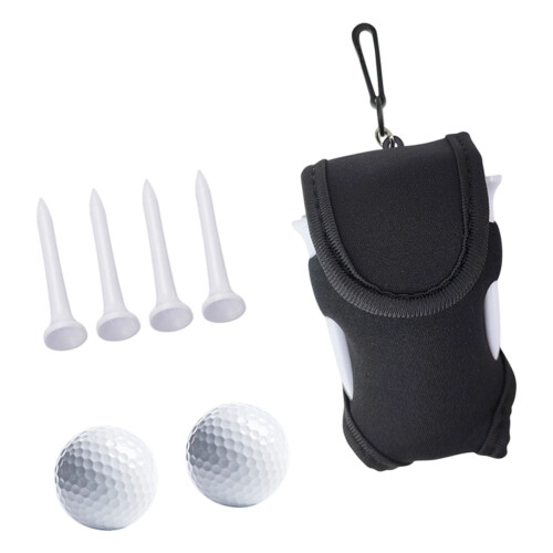 Convenient Waist Bag High Temperature Resistant Golf Bag-Black