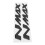Pair 3D Motorcycle Emblem Badges 3