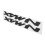 Pair 3D Motorcycle Emblem Badges 10