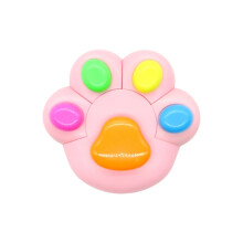 Animal Shape Fluorescent Highlighter Marker Pen for Note-Pink