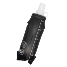 Outdoor Sport Water Bottle Soft Flask Light Weight Water-Black