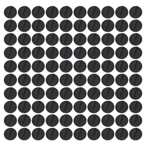 100Pcs Game Card Holder Table Number Stand Plastic Place-Black