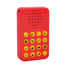 Plastic Music Toy With 16 Buttons For HilariousSounds And-Red