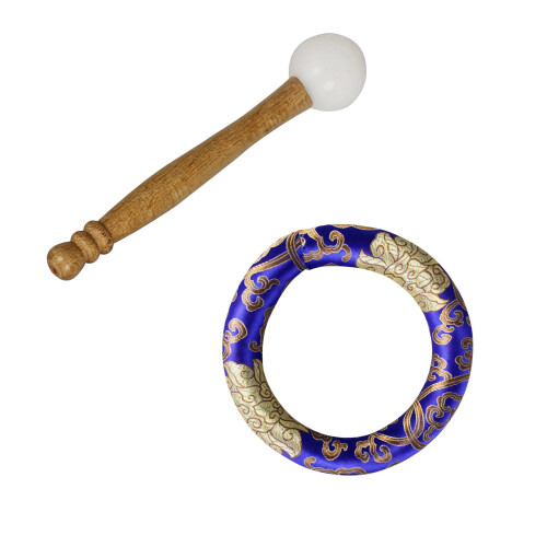 Support de bol chantant sûr, support de bol transparent et-Bleu