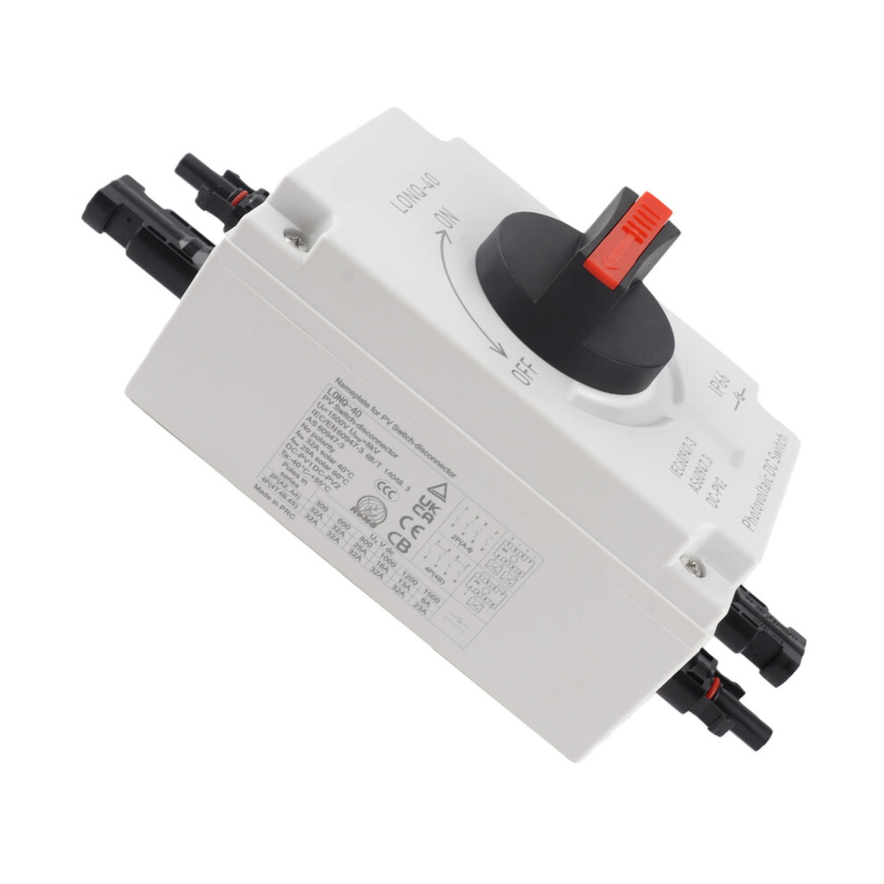 40A PV Disconnect Switch 1200V 4P IP66