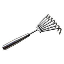 Premium tuinharken met 2/3/5/7 tanden en gebogen handvat voor-7