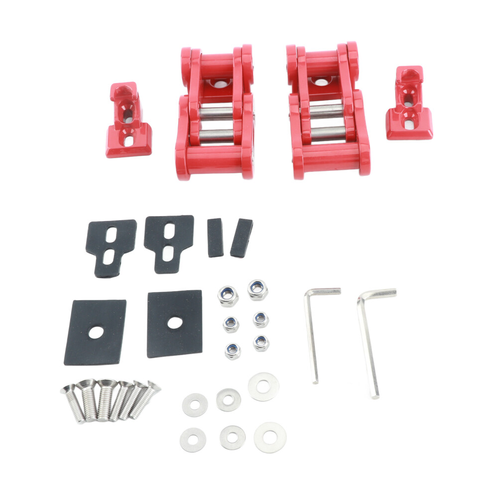 Hood Locking Kit For Jeep Jk 2007-2017 Red 7340572520548