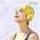 Comfortable Fit Silicone Swimming Cap With-Milky white b 6