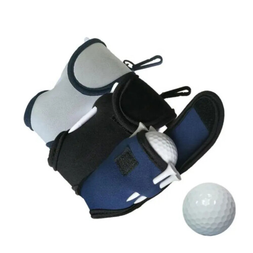 Convenient Waist Bag High Temperature Resistant Golf Bag-Black 2