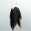 Reversible Wedding Shoulder Wrap Decorative Shawl-Black 5