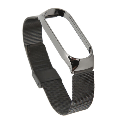 Black Metal Strap for Xiaomi Smart Band 7