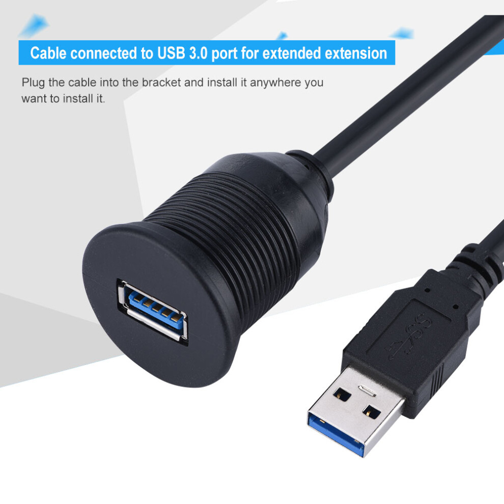 Flush Panel Usb 3.0 Extension Cable 1M 7340572476562