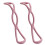Practical Rubber 8 Shaped Stretch Band for Strength-Pink 1