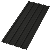 BIRCHTREE 16x Metal Roof Sheets 1080X426MM RSS01 Black