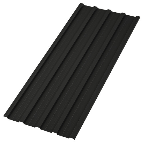 Birchtree BIRCHTREE 16x Metal Roof Sheets 1080X426MM RSS01 Black