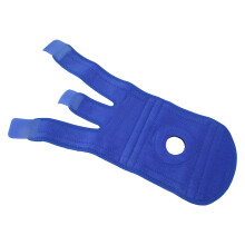 Patella Bandage Blau für Laufen mit Klett