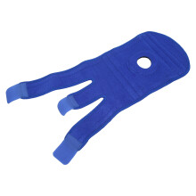 Knieorthese Blau mit Klettverschluss für Fitness