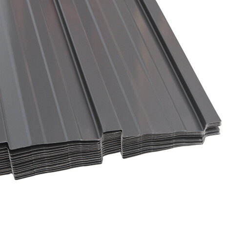 Birchtree BIRCHTREE 16x Metal Roof Sheets 1080X426MM RSS01 Grey 1