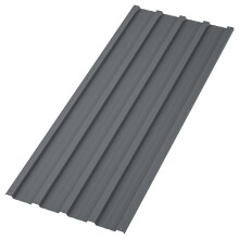 BIRCHTREE 16x Metal Roof Sheets 1080X426MM RSS01 Grey