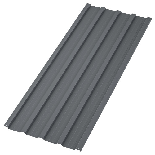 Birchtree BIRCHTREE 16x Metal Roof Sheets 1080X426MM RSS01 Grey