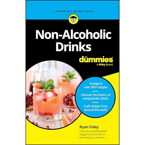 NonAlcoholic Drinks For Dummies by Ryan Foley Paperback Book